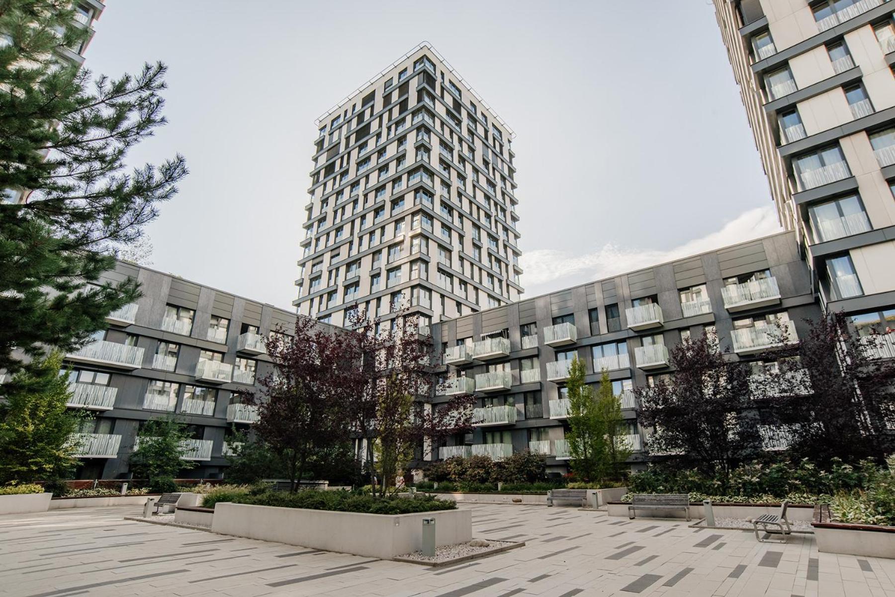 Апартаменты Garden Towers Прага Экстерьер фото